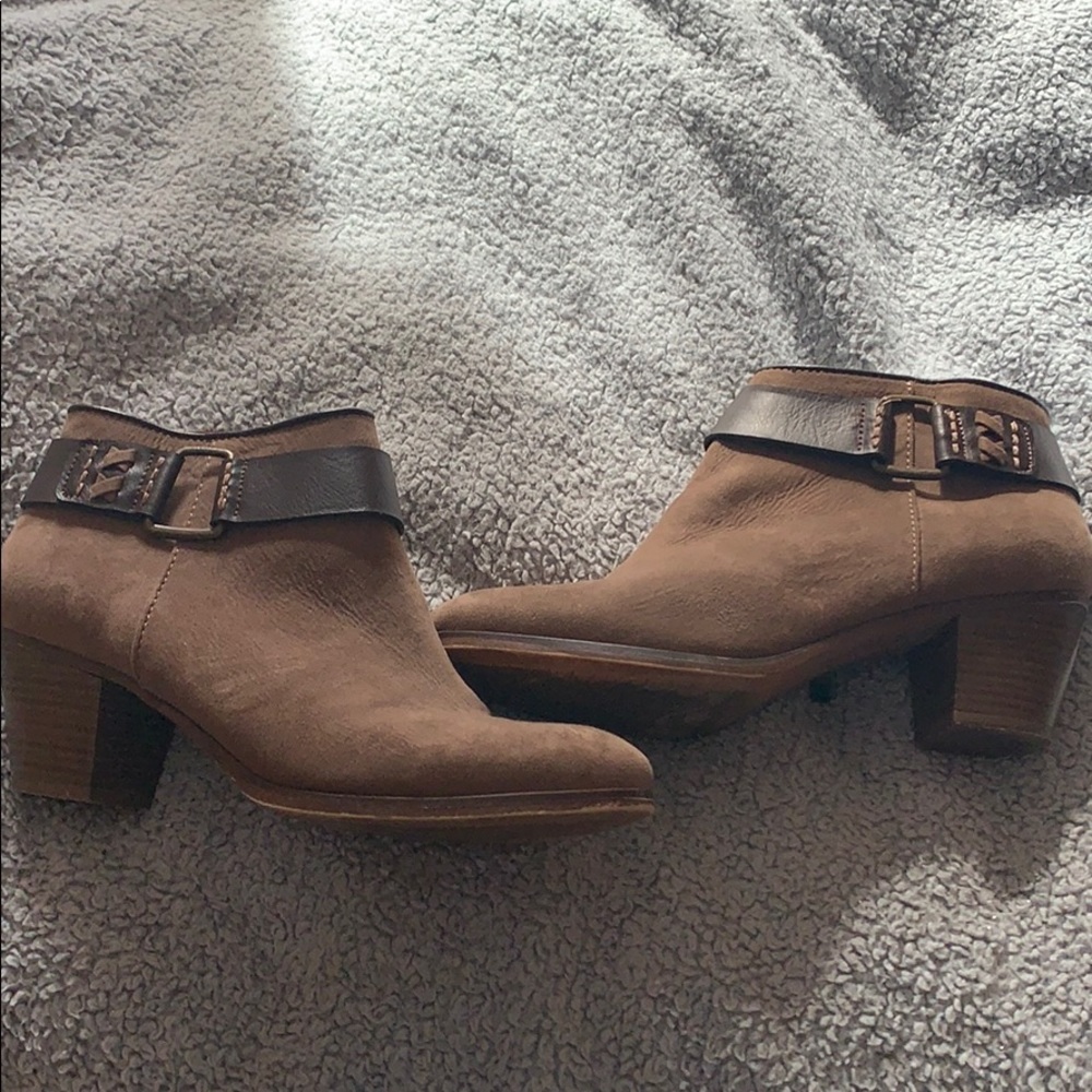 Brown Suede booties